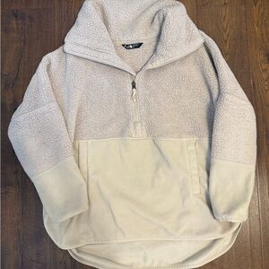 The North Face Tan Sherpa Fleece